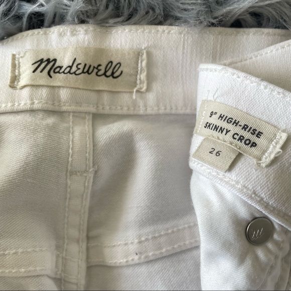MADEWELL 9” high-rise skinny crop jeans - Picture 7 of 8